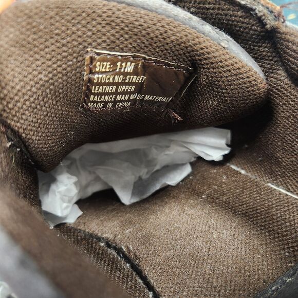 Vintage GBX Lug Sole Steel Toe Lace-Up Ankle Boot Work Shoe 11M - Picture 8 of 8